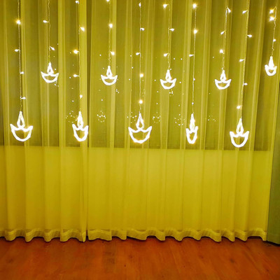 Techpunch 12 LEDs 3 m Multicolor Flickering Diya Rice Lights(Pack of 1)