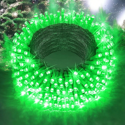HASRU 62 LEDs 16 m Green Steady String Rice Lights(Pack of 1)