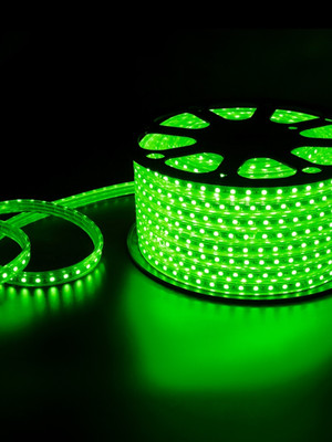 ANG LIGHTINGS 1200 LEDs 10 m Green Steady Strip Rice Lights(Pack of 1)