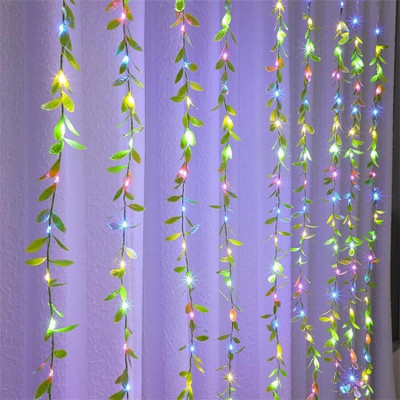 FIZZYTECH 180 LEDs 3 m Multicolor Flickering Leaf Rice Lights(Pack of 1)