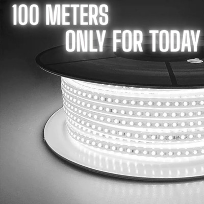 Peafowl Wholesale 1200 LEDs 10 m White Steady Strip Rice Lights(Pack of 1)