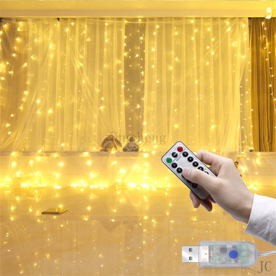 WBD 300 LEDs 3 m Yellow Flickering String Rice Lights(Pack of 1)