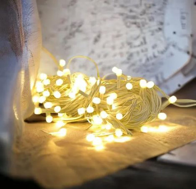 Styylo 40 LEDs 5 m Yellow Steady Bulb Rice Lights(Pack of 1)