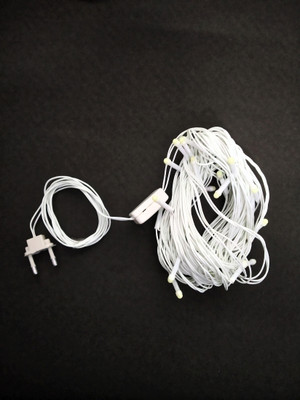 asep 22 LEDs 12 m White Steady Bulb Rice Lights(Pack of 1)