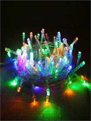 Kavyashine 100 LEDs 2 m Multicolor Color Changing String Rice Lights(Pack of 1)