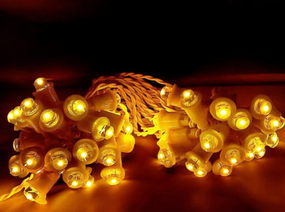 Shiv Shankar Sells 50 LEDs 10 m Yellow Steady Bulb Rice Lights(Pack of 1)