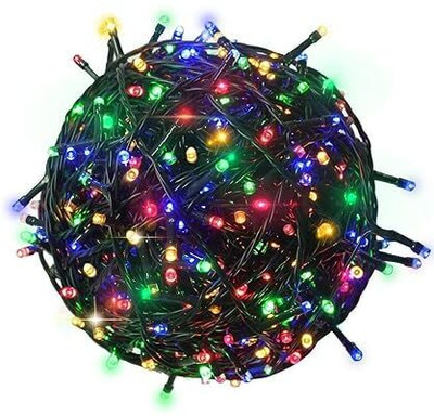 JOMINO 150 LEDs 3 m Multicolor Color Changing String Rice Lights(Pack of 1)