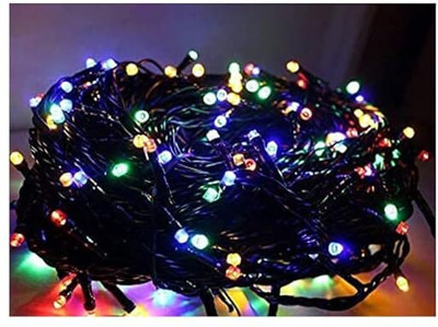 TECHGEAR 28 LEDs 13 m Multicolor Flickering Bulb Rice Lights(Pack of 1)