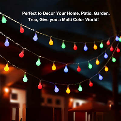 HarekMal 54 LEDs 21 m Multicolor Color Changing Ball Rice Lights(Pack of 3)