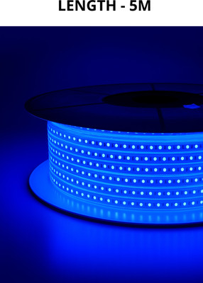spark world 1200 LEDs 5 m Blue Steady Strip Rice Lights(Pack of 1)