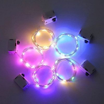 Trust Ware 20 LEDs 2 m Multicolor Flickering, Steady String Rice Lights(Pack of 5)