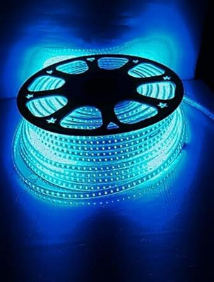 WBD 3200 LEDs 40 m Blue, White Steady Strip Rice Lights(Pack of 1)