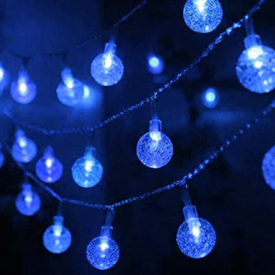 FIZZYTECH 15 LEDs 3 m Blue Flickering Ball Rice Lights(Pack of 1)