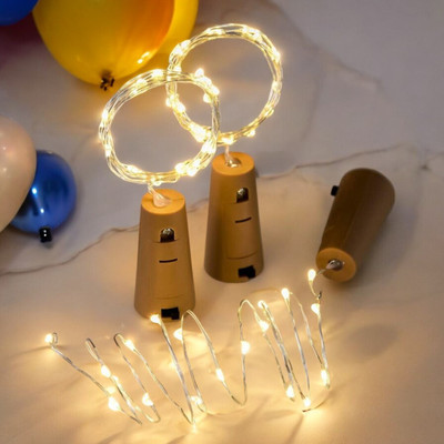 NISCO 20 LEDs 2.1 m Gold Steady Bulb Rice Lights(Pack of 1)