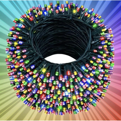 NVhr 75 LEDs 25 m Multicolor Steady, Flickering, Color Changing String Rice Lights(Pack of 1)