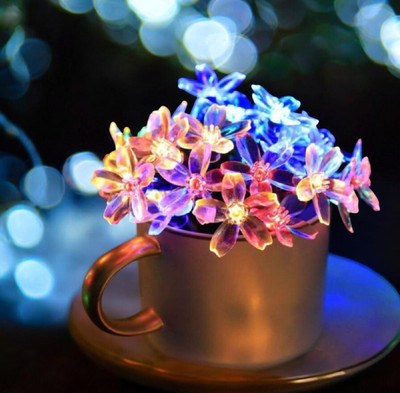 SAYENY 35 LEDs 6 m Multicolor Steady Flower Rice Lights(Pack of 1)