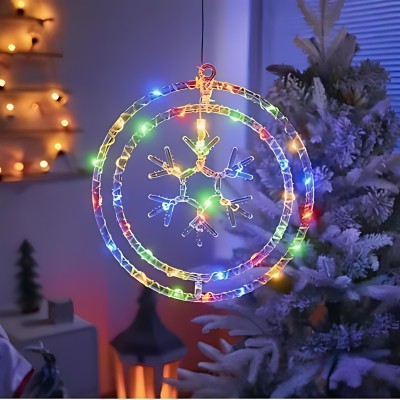 WBD 40 LEDs 1 m Multicolor Flickering Snow Flake Rice Lights(Pack of 1)