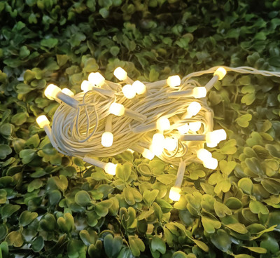 P-ON 50 LEDs 13 m Gold, Yellow Steady String Rice Lights(Pack of 1)