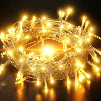 KAVANA 40 LEDs 11 m Yellow Steady Bell Rice Lights(Pack of 1)