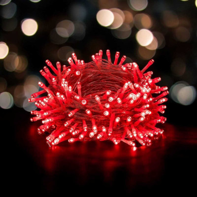 CANDLE 40 LEDs 11 m Red Steady String Rice Lights(Pack of 1)