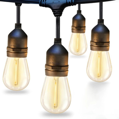 PESCA 10 LEDs 5 m Yellow Steady String Rice Lights(Pack of 1)