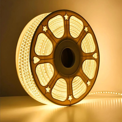 Piano 1200 LEDs 10 m Gold Steady Strip Rice Lights(Pack of 1)