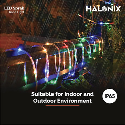 HALONIX 480 LEDs 10 m Multicolor Flickering Strip Rice Lights(Pack of 4)
