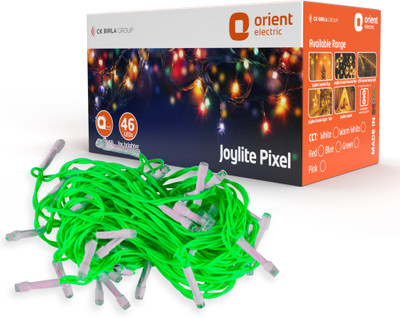 Orient Electric 46 LEDs 10 m Green Steady String Rice Lights(Pack of 1)