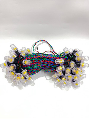 KNelectrical 100 LEDs 20 m Gold Steady String Rice Lights(Pack of 1)