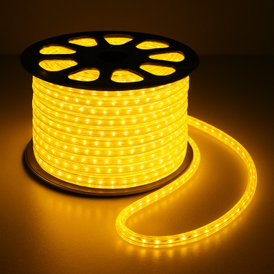 WIRE ME SAFE 3000 LEDs 25 m Yellow Steady Strip Rice Lights(Pack of 1)