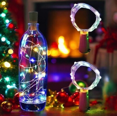 HASRU 20 LEDs 2 m Multicolor Steady String Rice Lights(Pack of 1)