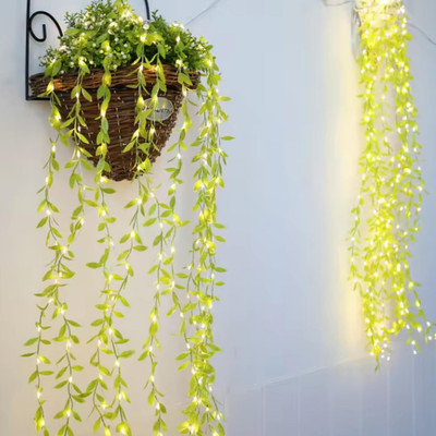 Atipriya 200 LEDs 3 m Yellow Flickering Leaf Rice Lights(Pack of 1)