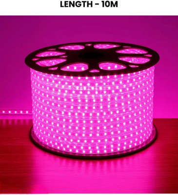 spark world 1200 LEDs 10 M Pink Steady Strip Rice Lights(Pack of 1)