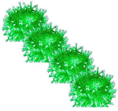 inooBeam 30 LEDs 7.01 m Green Steady String Rice Lights(Pack of 4)