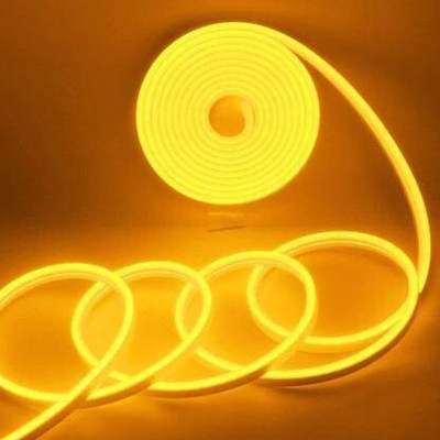 paridhi collections 196 LEDs 5 m Yellow Steady Clip Rice Lights(Pack of 1)