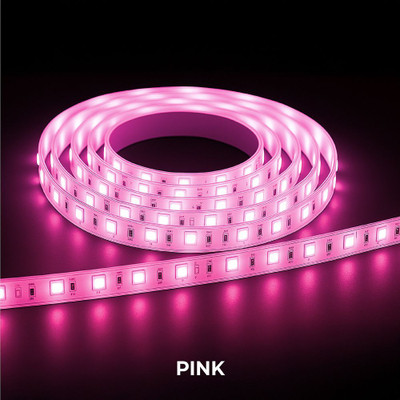 Nortek 60 LEDs 10 m Pink Steady Strip Rice Lights(Pack of 1)
