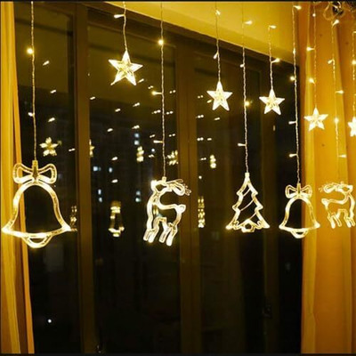 XERGY 138 LEDs 3 m Yellow Flickering String Rice Lights(Pack of 1)