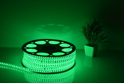 LiteSun 120 LEDs 5 m Green Steady Strip Rice Lights(Pack of 1)