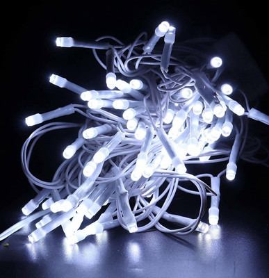 AgTrendz 40 LEDs 11.05 m White Steady String Rice Lights(Pack of 1)