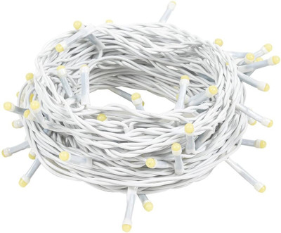 Lexton 75 LEDs 12.5 m White Steady Bulb Rice Lights(Pack of 1)