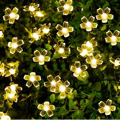 Khan Saar 36 LEDs 10 m Gold Steady Flower Rice Lights(Pack of 1)