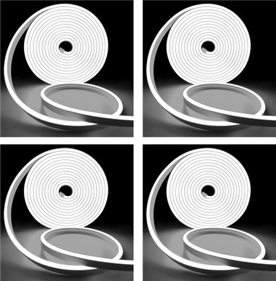 Kingdom 600 LEDs 5 m White Steady Strip Rice Lights(Pack of 4)
