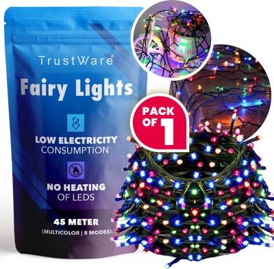 Trust Ware 115 LEDs 45 m Multicolor Flickering String Rice Lights(Pack of 1)