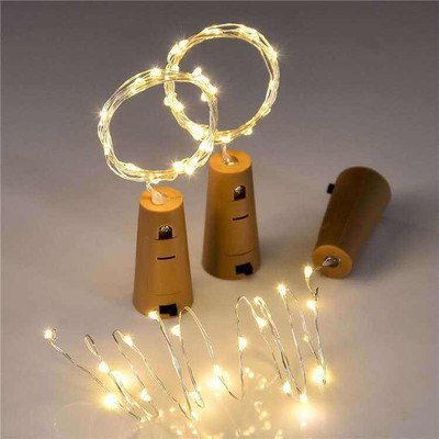 TechPride 20 LEDs 2 m Gold Steady String Rice Lights(Pack of 3)