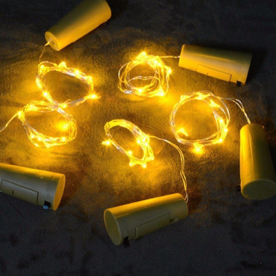 Urvi 20 LEDs 1.98 m Yellow Steady Bottle Rice Lights(Pack of 5)