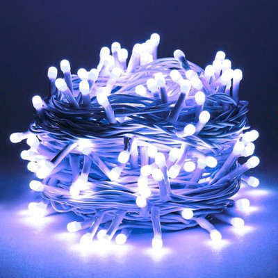 KAVORA 40 LEDs 4 m Blue Steady String Rice Lights(Pack of 1)