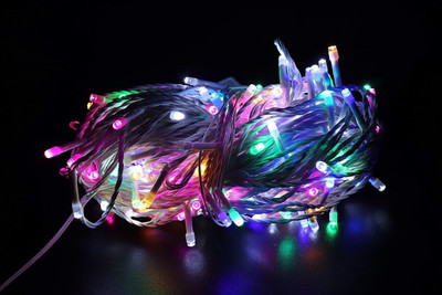 REIRSON 36 LEDs 10 m Multicolor Flickering String Rice Lights(Pack of 1)