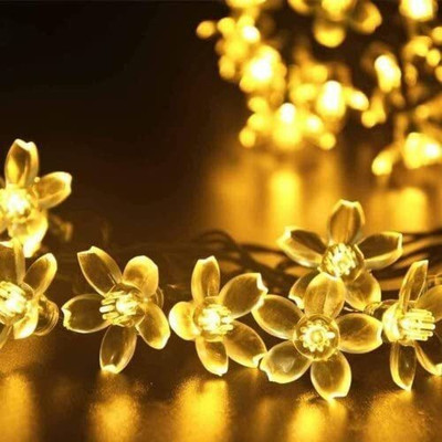 Nirvaana 16 LEDs 4 m Yellow Steady Flower Rice Lights(Pack of 1)
