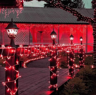 CANDLE 40 LEDs 11 m Red Steady String Rice Lights(Pack of 1)