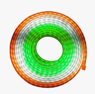 Xydrozen 1800 LEDs 15 m Orange, White, Green Steady Strip Rice Lights(Pack of 1)